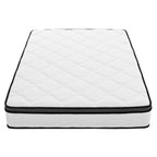 Hybrid Queen Mattress 12 Inch with Pocket Coils and Memory Foam, Medium Firm, CertiPUR-US, Creamy White, Fabric - Grand Goldman Shop