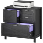Farmhouse File Cabinet with 4 Drawers Lateral Filing Cabinet | Premium Home Decor - Grand Goldman