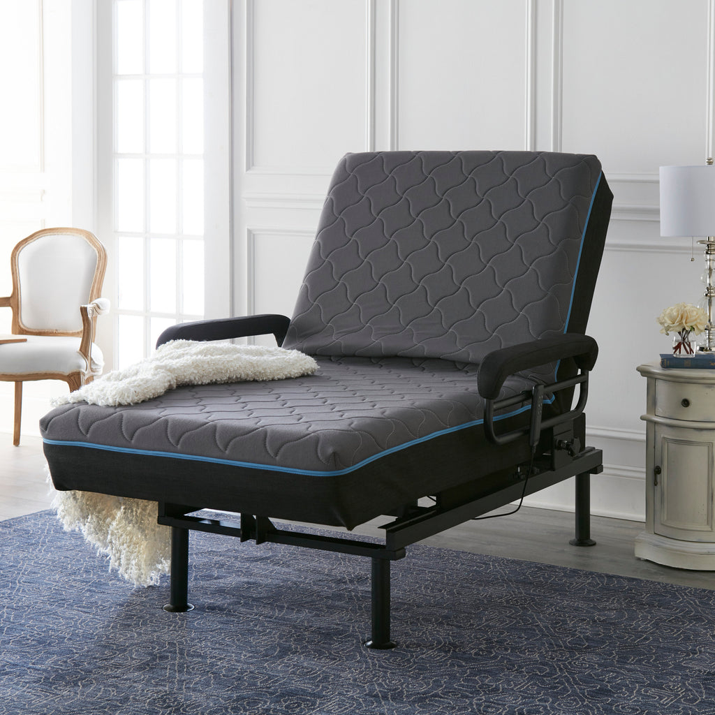 Twin Adjustable Sit to Stand Bed W/ Remote with Convenient Lift Twin - Grand Goldman Shop