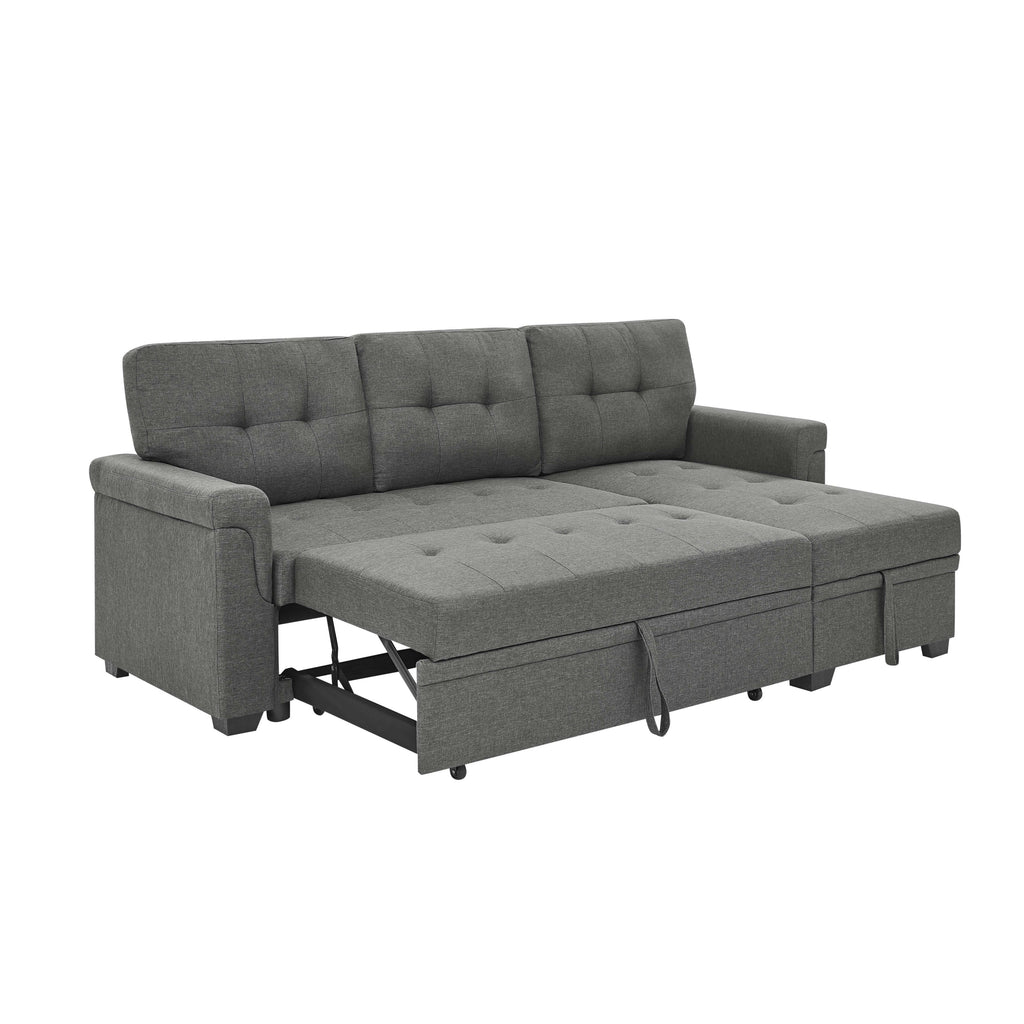 86'' Upholstered Pull-Out Sofa Bed - Grand Goldman Shop