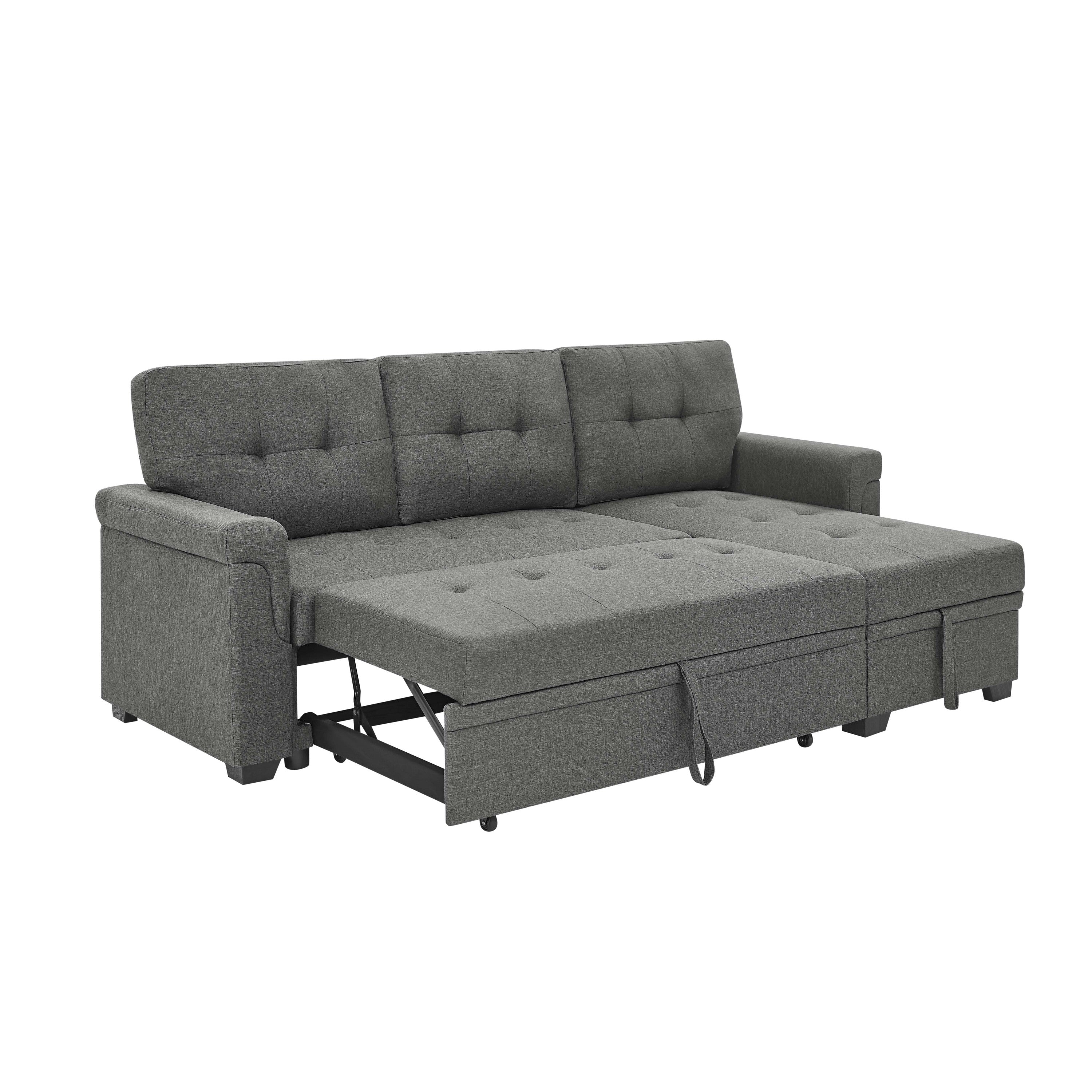 86'' Upholstered Pull-Out Sofa Bed - Grand Goldman Shop