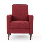 Macedonia Mid-Century Modern Button Tufted Fabric Recliner - Grand Goldman Shop