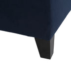 Indoor Dark Blue Storage Ottoman Bench - 51.25''L Upholstered Entryway Bench with Hidden Storage, 300lbs Weight Capacity for Living Room, Bedroom & Hallway - Grand Goldman Shop