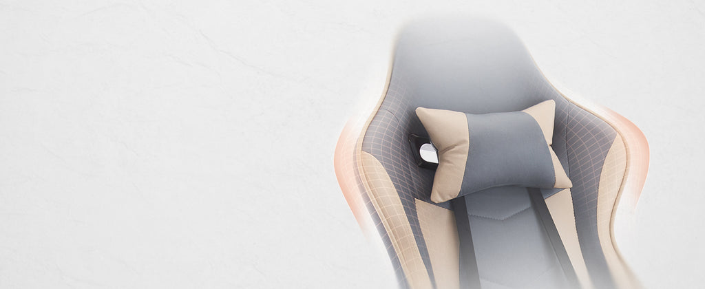 Gaming Chair, Ergonomic Computer Chair with Footrest and Massage Lumbar Support, Height Adjustable Swivel Video Game Chair fo