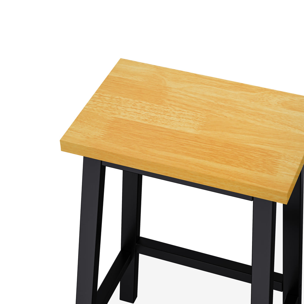 K&K 53inch Large Kitchen Island with 2 Bar Stools, Power Outlet,Door Internal Storage Rack, Kitchen Storage Cart on 5 Wheels with Drop Leaf, 5 Open Side Racks, 3 Drawers,Black (Three Packages) - Grand Goldman Shop