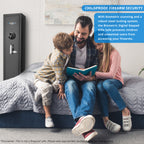 1.83 CU FT BIOMETRIC KEYPAD RIFLE SAFE | Premium Home Decor - Grand Goldman