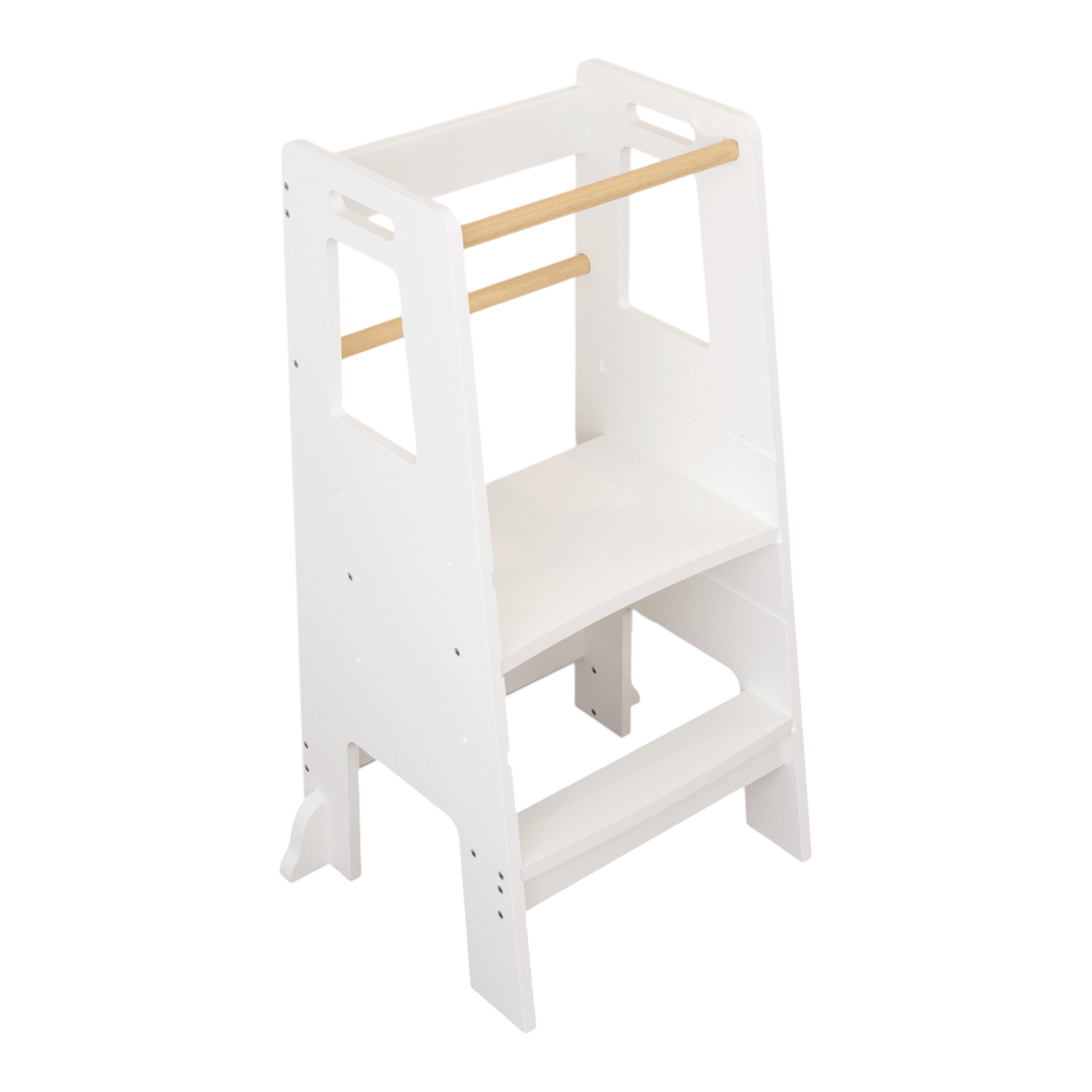 Kids Standing Tower, Child Kitchen Step Stool Toddler Wood Stepping Stool - Children's Montessori Stool - Adjustable Height, 