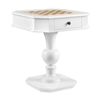 Galini White Finish Game Table | Premium Home Decor - Grand Goldman