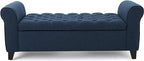 HAYES ARMED STORAGE BENCH - Grand Goldman Shop