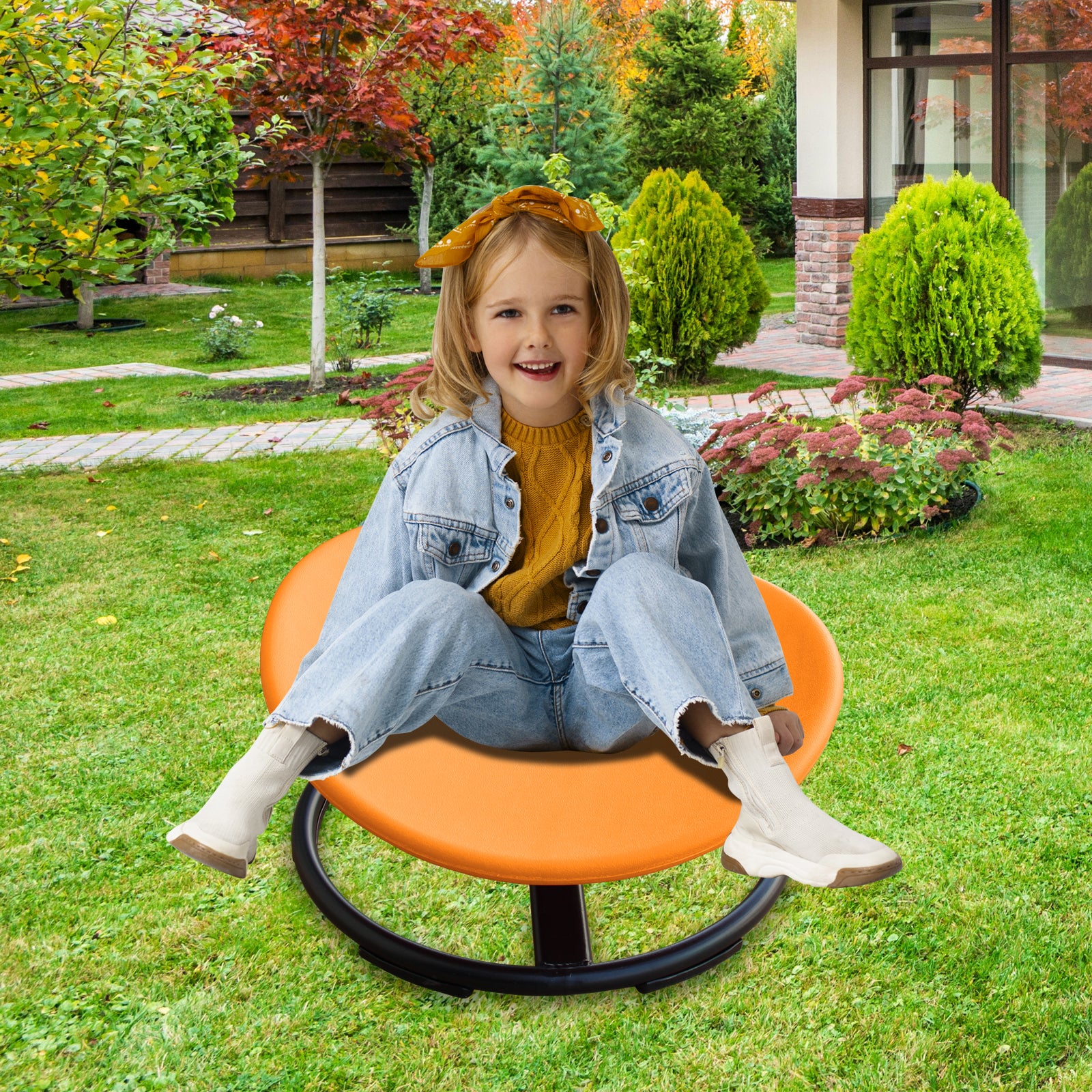KIds Sensory Swivel Chair For Children With Autism, Sensory Toys For Children With ADHD, Training Body Coordination, For Focu