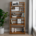 Acadian - Ladder Shelf Bookcase - Light Golden Brown | Premium Home Decor - Grand Goldman