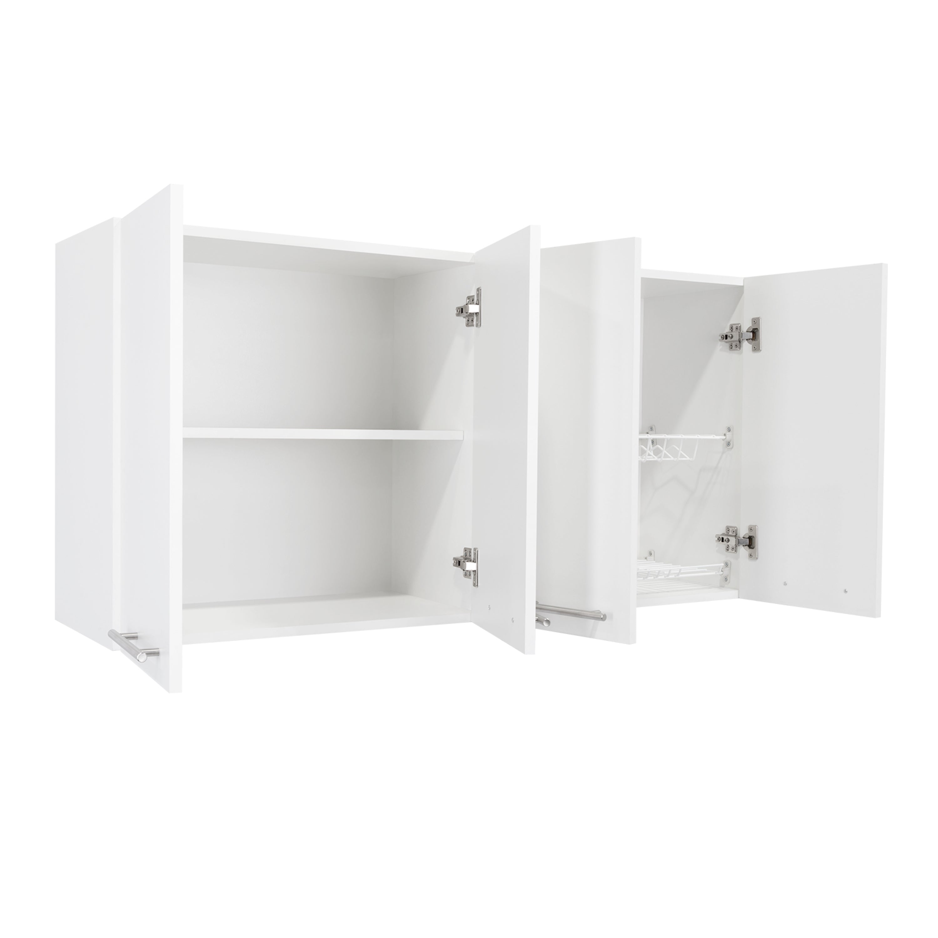 Sitka Wall Cabinet, Two Spacious Divisions, Four Doors - Grand Goldman Shop