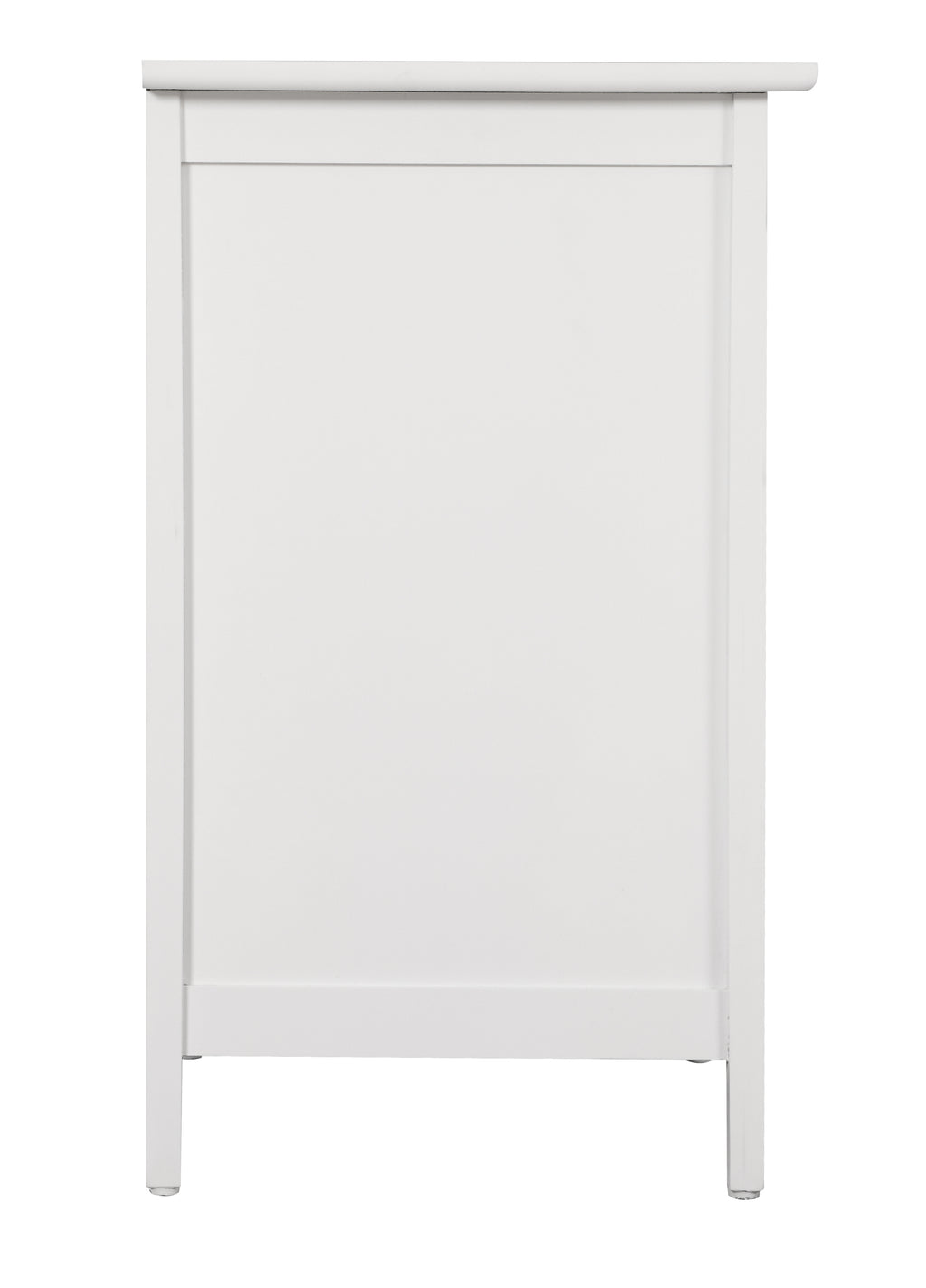 Versatile White Transitional Nightstand - Grand Goldman Shop