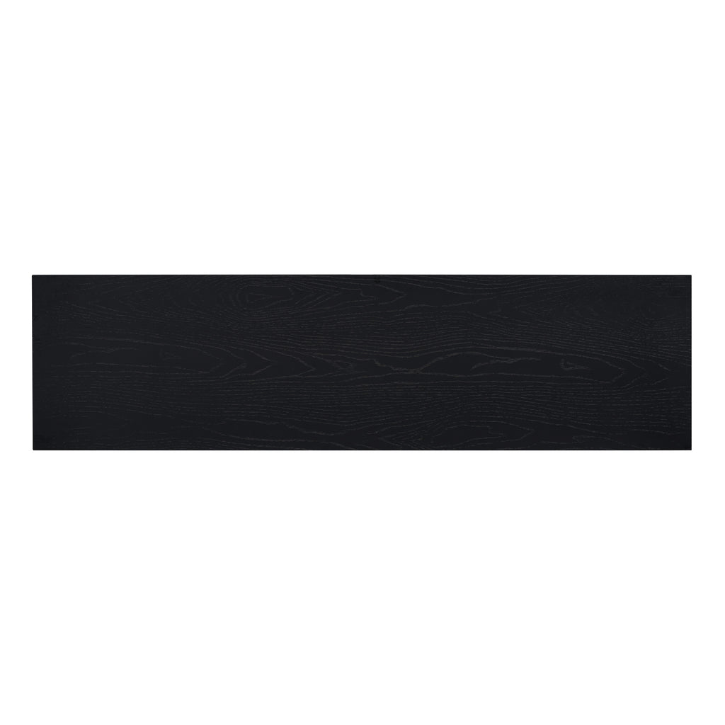 TREXM Retro Sideboard door with Circular Groove Design Round Metal Door Handle for Entrance, Dinning Room, Living Room (Black) - Grand Goldman Shop