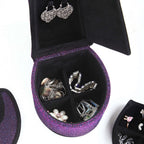 9' Tall Display Jewelry Box with Hidden Storage, High Heel Shoe Design, Purple Velvet - Grand Goldman Shop