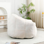 Beanbag Chair, Beanbag Sofa Chair with Armrests Stuffed High-Density Foam, Lazy Sofa Comfy Chairs Beanbag Chair for Adults in Living Room, Bedroom Reading - Grand Goldman Shop