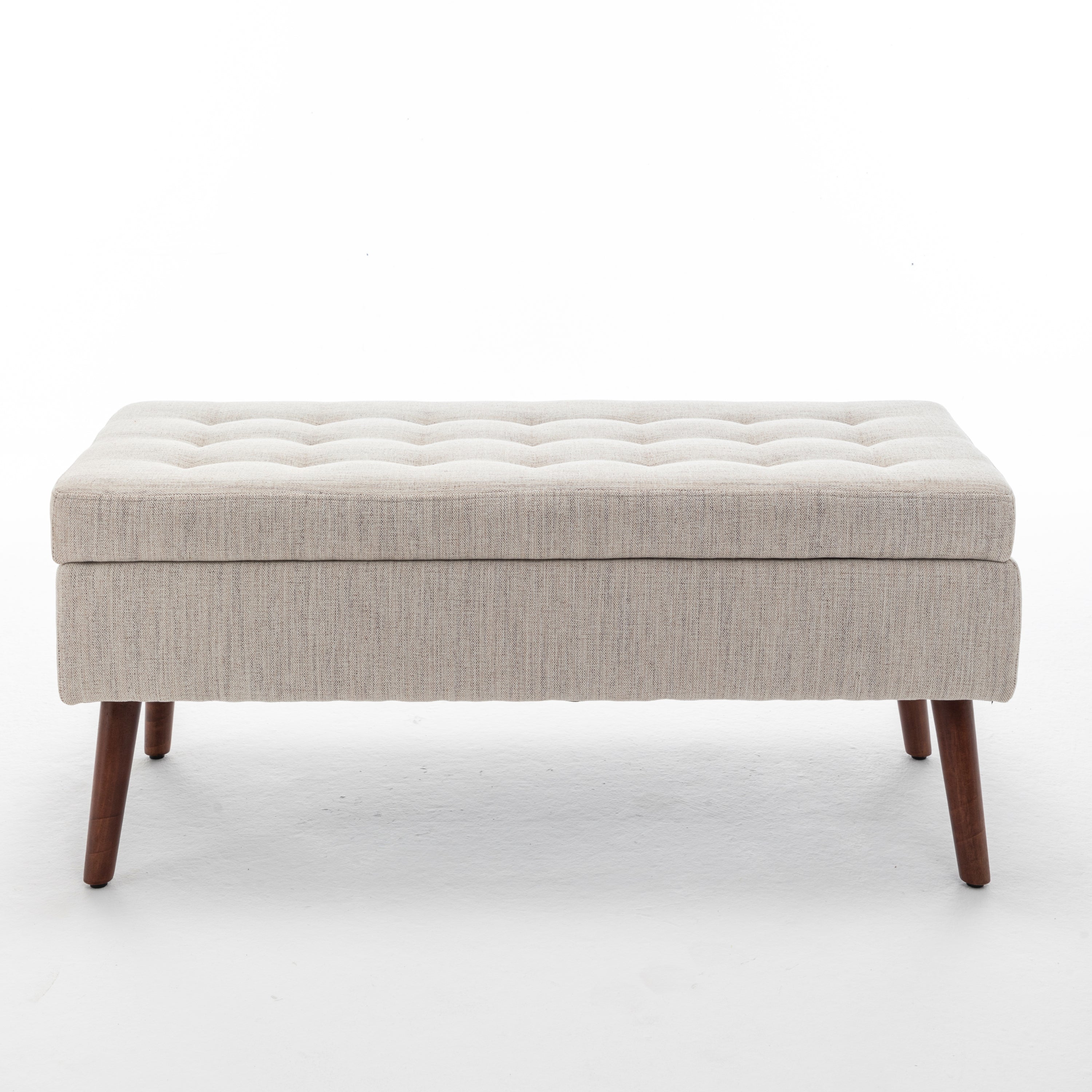 Storage Bench with Storage Bench for Bedroom End of Bed Bench Foot of Bed Bench Entryway Bench Storage Ottoman Bench 43.7' W x 18.1' D Off White Bench - Grand Goldman Shop