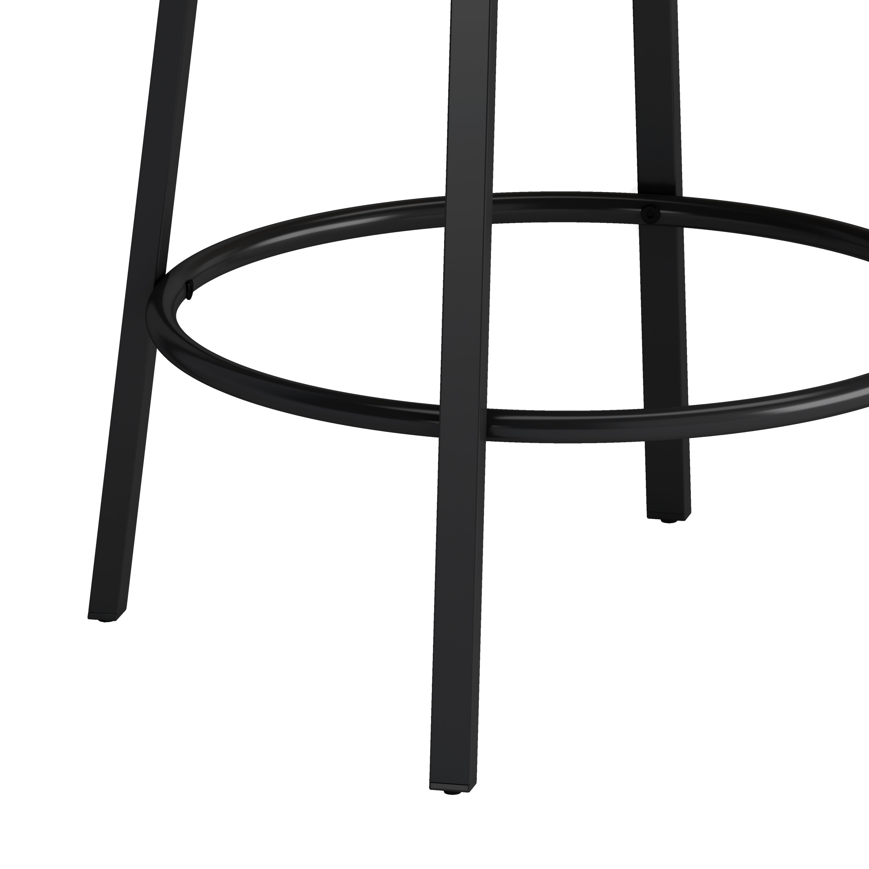 3-Drawer Long Dining Table Set with Power Outlets, Bar Kitchen Table Set with Circular PU Stools, Easy Assemble,Brown - Grand Goldman Shop