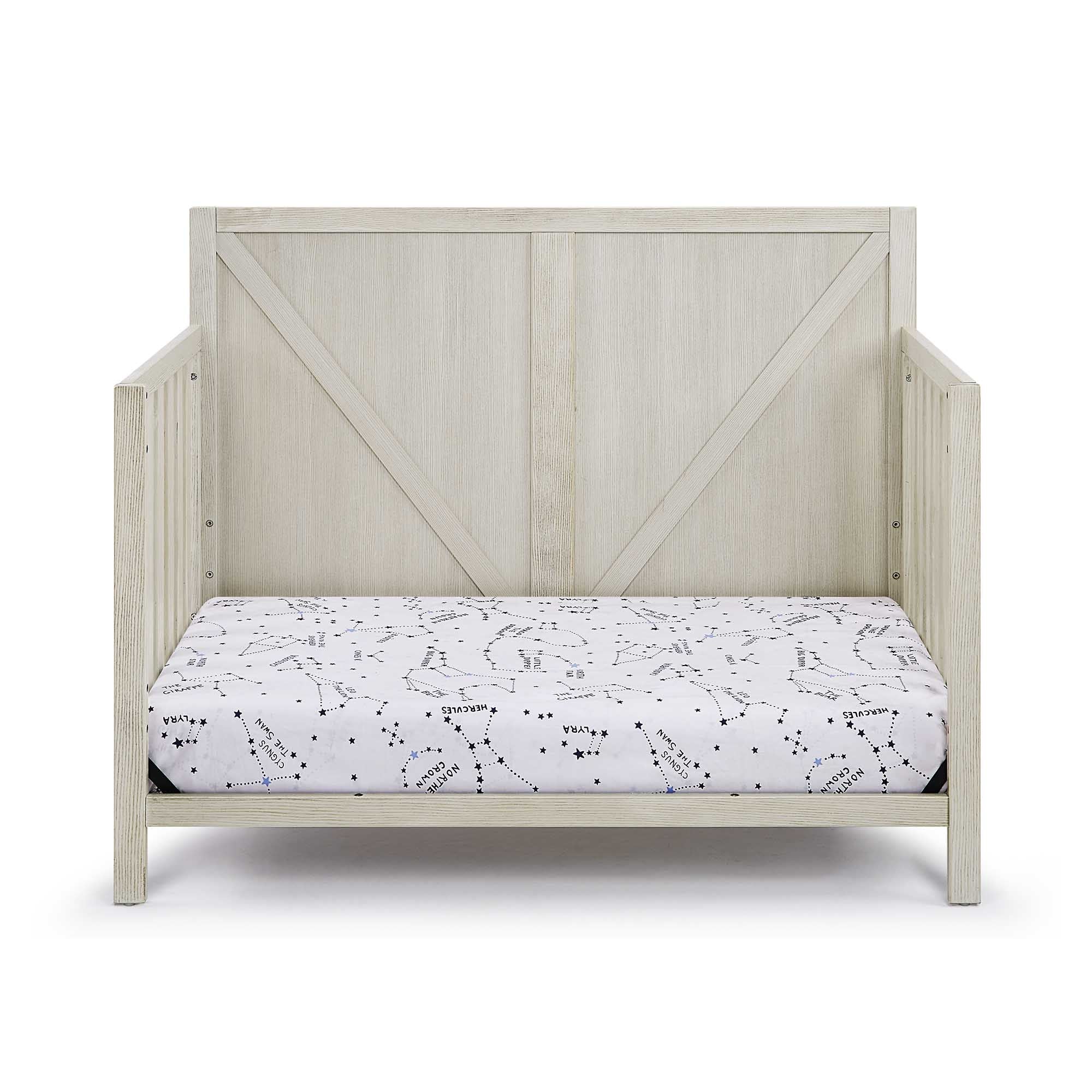 Barnside 4-in-1 Convertible Crib Washed Gray | Premium Home Decor - Grand Goldman