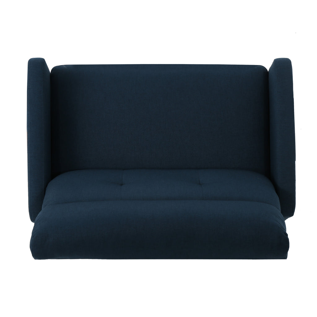 Alma Contemporary Upholstered Loveseat Recliner - Grand Goldman Shop