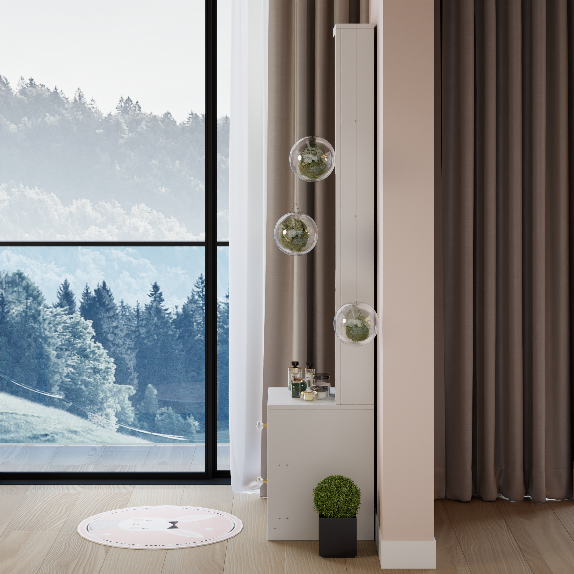 Simple Stylish Dressing Mirror Cabinet, Cosmetic Organizer Cabinet, Jewelry Cabinet, Extra Large Full Body Mirror, Multi Layer High Capacity Storage, 11.8' x 15.7' x 63', EPA, GCC, UL Certificate - Grand Goldman Shop