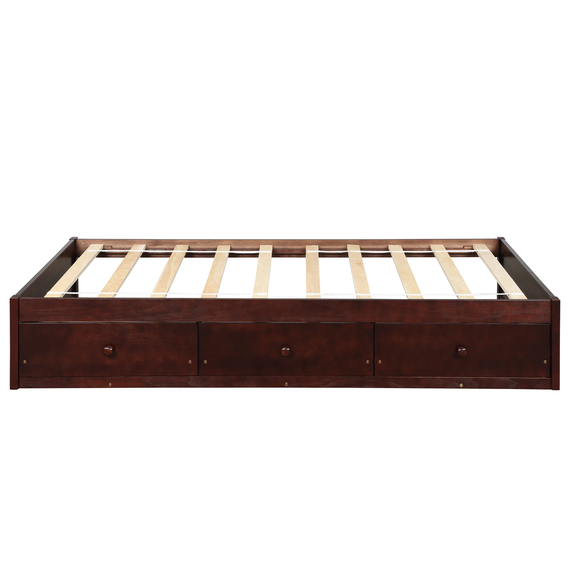 Orisfur. Twin Size Platform Storage Bed with 3 Drawers - Grand Goldman Shop
