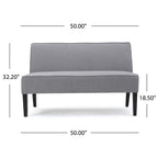 50'' Upholstered Loveseat - Grand Goldman Shop