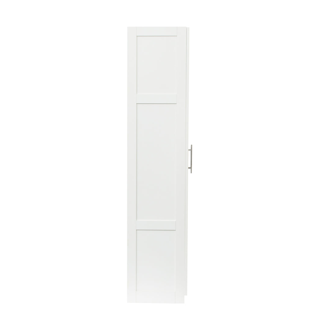 Pantry Cabinet, Kitchen Pantry Storage Cabinets with 2 Door and 3  Shelves, White Pantry Storage Cabinet, Cupboard for Kitchen, Dining Room and Living Room. - Grand Goldman Shop