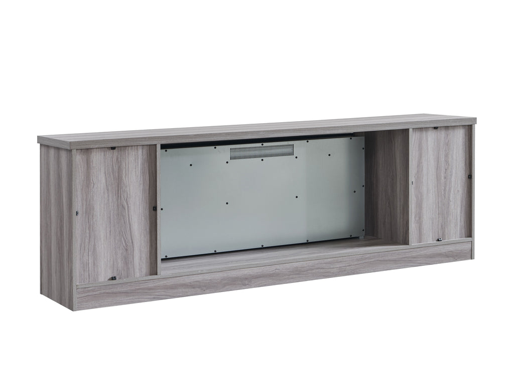 75' Fireplace TV Stand for TVs up to 80',with 44' Electric Fireplace - Grand Goldman Shop