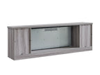 75' Fireplace TV Stand for TVs up to 80',with 44' Electric Fireplace - Grand Goldman Shop