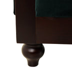 VIVALUX Chesterfield Velvet Loveseat Sofa 2-Person Rolled Arm Upholstered Couch Forest Green 59.44' - Grand Goldman Shop