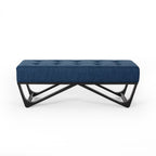 Navy blue Ottoman - Grand Goldman Shop