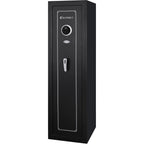 Biometric Keypad Rifle Safe with Advanced Security Features in Black Steel, 5.51 Cubic Ft - Grand Goldman