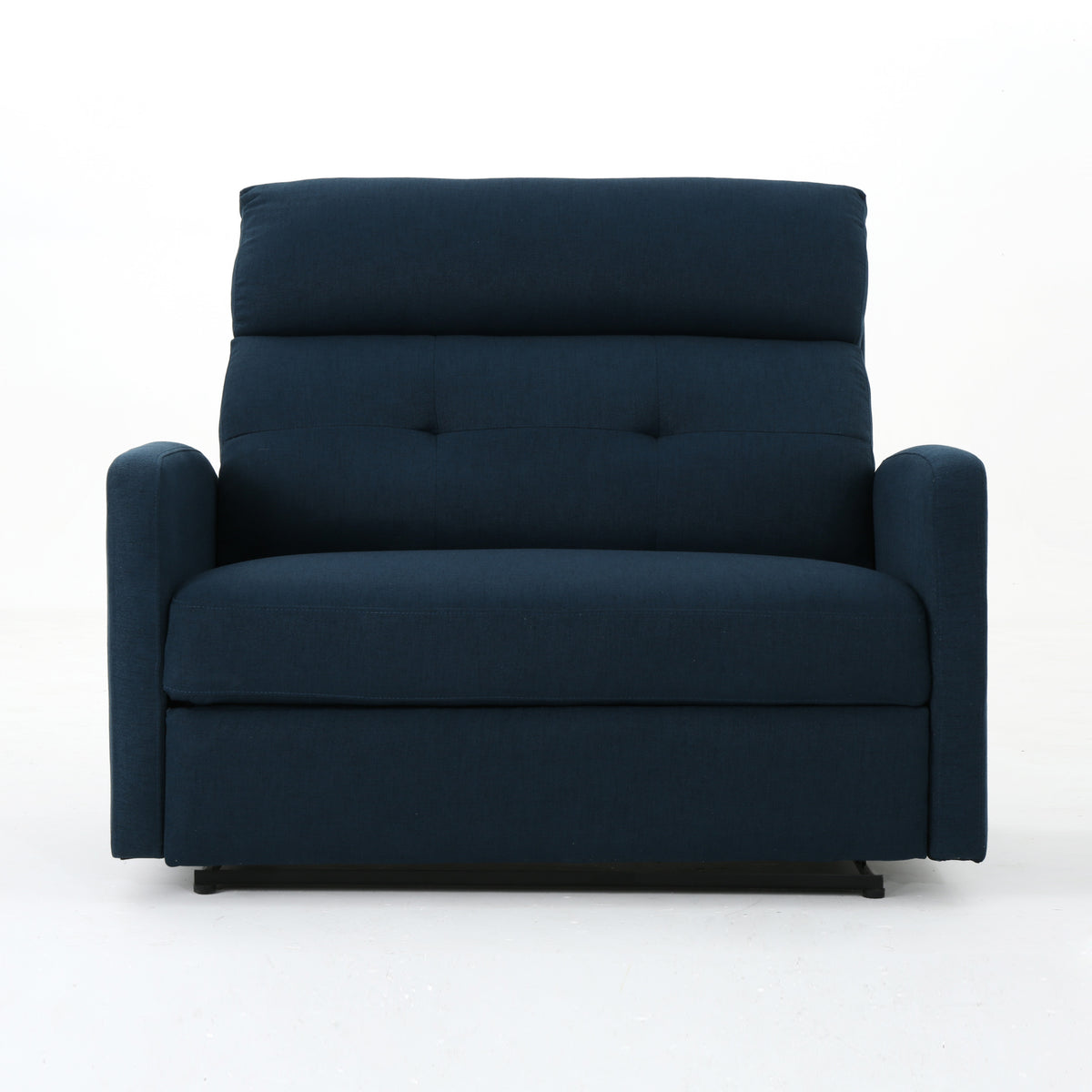 Alma Contemporary Upholstered Loveseat Recliner - Grand Goldman Shop