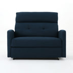 Alma Contemporary Upholstered Loveseat Recliner - Grand Goldman Shop