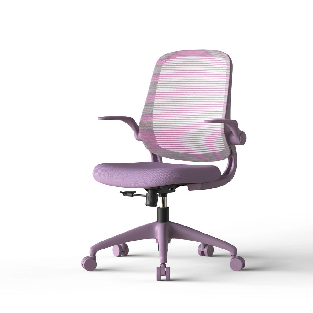 Ergonomic Color Office Chair 350LBS, Home Office, Mesh Back, Integrated Molded Foam, Comfortable Sitting, Flipping Armrest, F