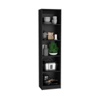 2 Piece Bookcase Living Room Set,  Storage Cabinet, 42' Wide and 9 Shelves Black - Grand Goldman