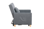 Convertible Sleeper Sofa Chair Bed, Adjustable Chair with Pillow, Multi-Functional Sleeper Chair with Soft Fabric for Living Room, Dorm, Apartment, Bedroom or Office - Grand Goldman Shop