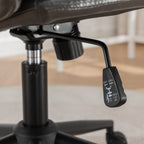 Bizerte Adjustable Swivel Criss-Cross Chair, Wide Seat/ Office Chair /Vanity Chair, Gray - Grand Goldman