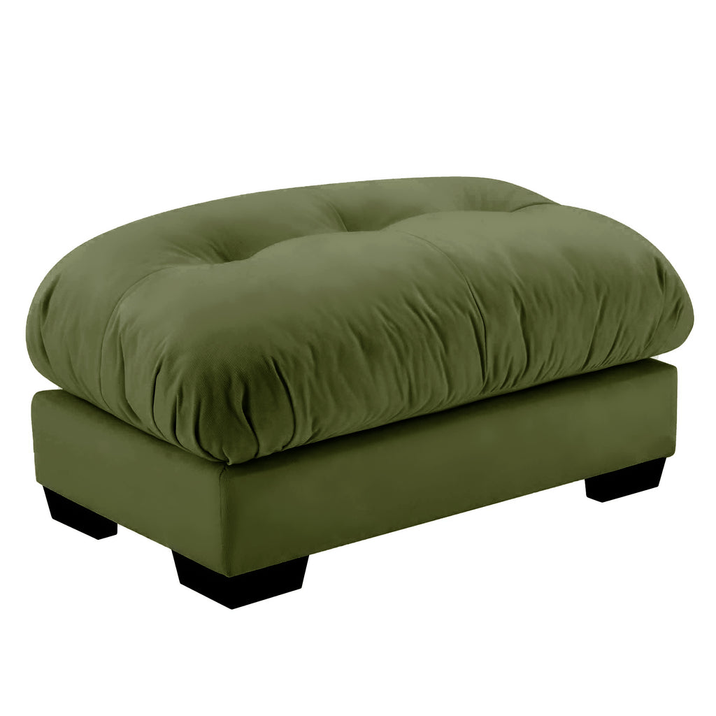Milano Ottoman - green - Grand Goldman Shop