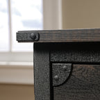 File Pedestal with Smooth-Glide Drawer, Dark Oak finish - Grand Goldman