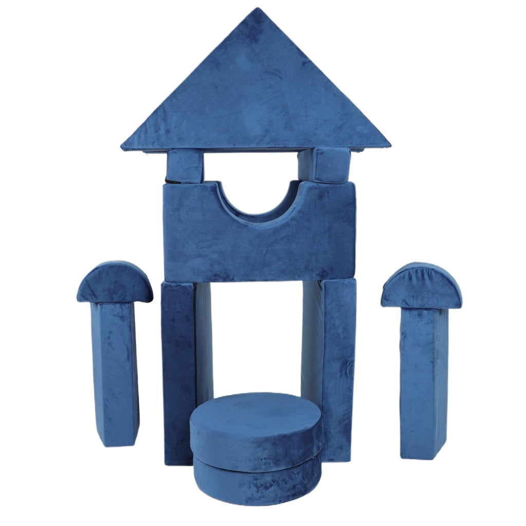 14pcs Kids Sofa Modular Play Couch,Child Sectional Sofa to Boost Creativity,Boys and Girls DIY Creativing Playroom Couch Furn