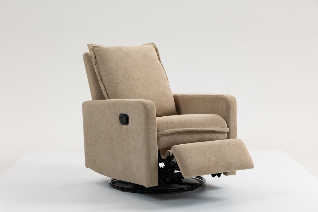 Short plush manual button armchair sofa - Grand Goldman Shop