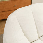 Comfy Bean Bag Chair with Memory Foam Filler – Tufted Soft Stuffed Bean Bag Sofa for Dorm, Apartment, or Living Room – White - Grand Goldman Shop