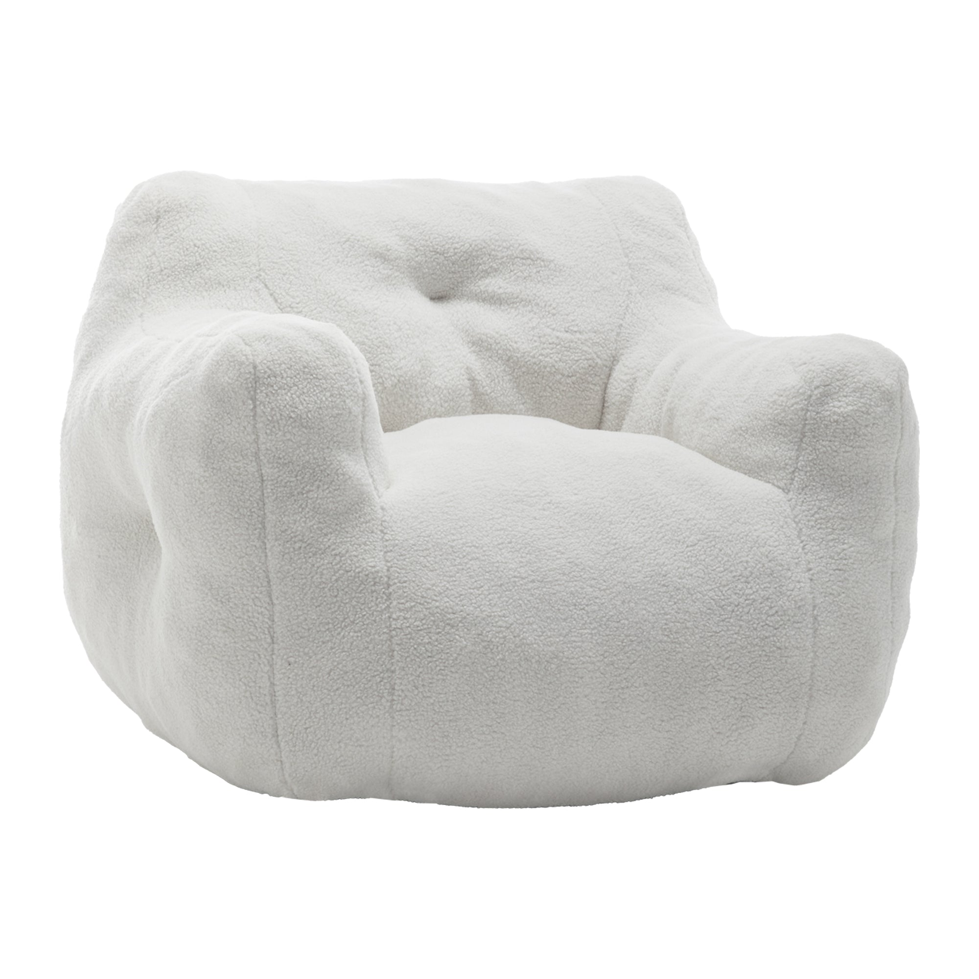 Bean Bag Chair, Bean Bag Sofa Chair with Armrests Stuffed High-Density Foam, Lazy Sofa Comfy Chairs BeanBag Chair for Adults in Living Room,Bedroom Reading - Grand Goldman Shop