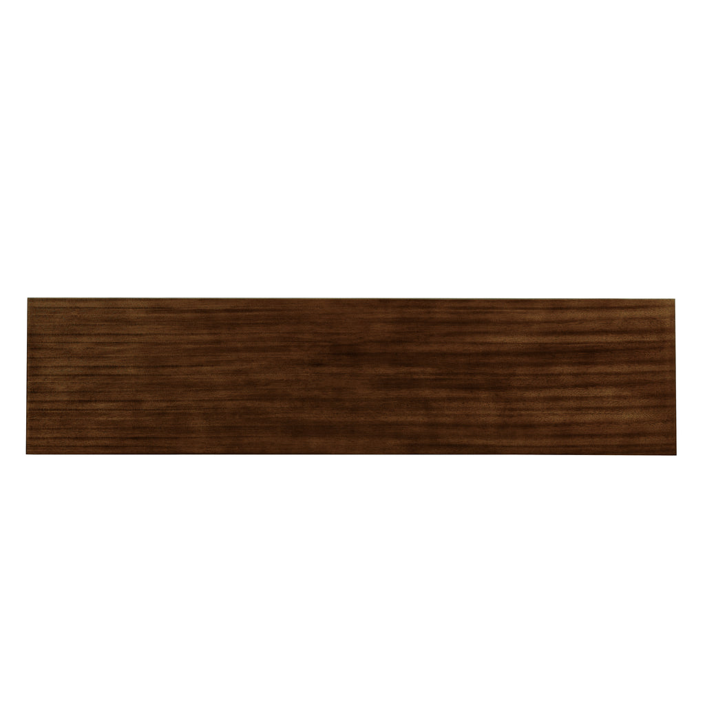 65.2' Mid Century Modern Sideboard Buffet Cabinet with Storage, Symmetrical Geometric Accent Coffee Bar Wine Bar Storage Cabinet, Large Console Table for Living Room/Entryway/Kitchen, Walnut - Grand Goldman Shop