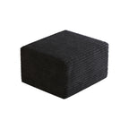 Sofa ottoman ,No Assembly Required,Black(Plush Corduroy Fabric) - Grand Goldman Shop