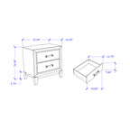 MIRAGE White 5PC King Bedroom Set with Rubber Wood and Slats - Grand Goldman Shop