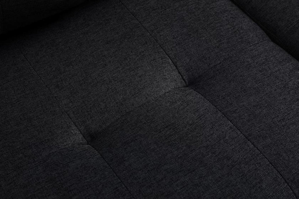 MEGA right sectional sofa with footrest, convertible corner sofa with armrest storage, living room and apartment sectional sofa, right chaise longue and grey - Grand Goldman Shop