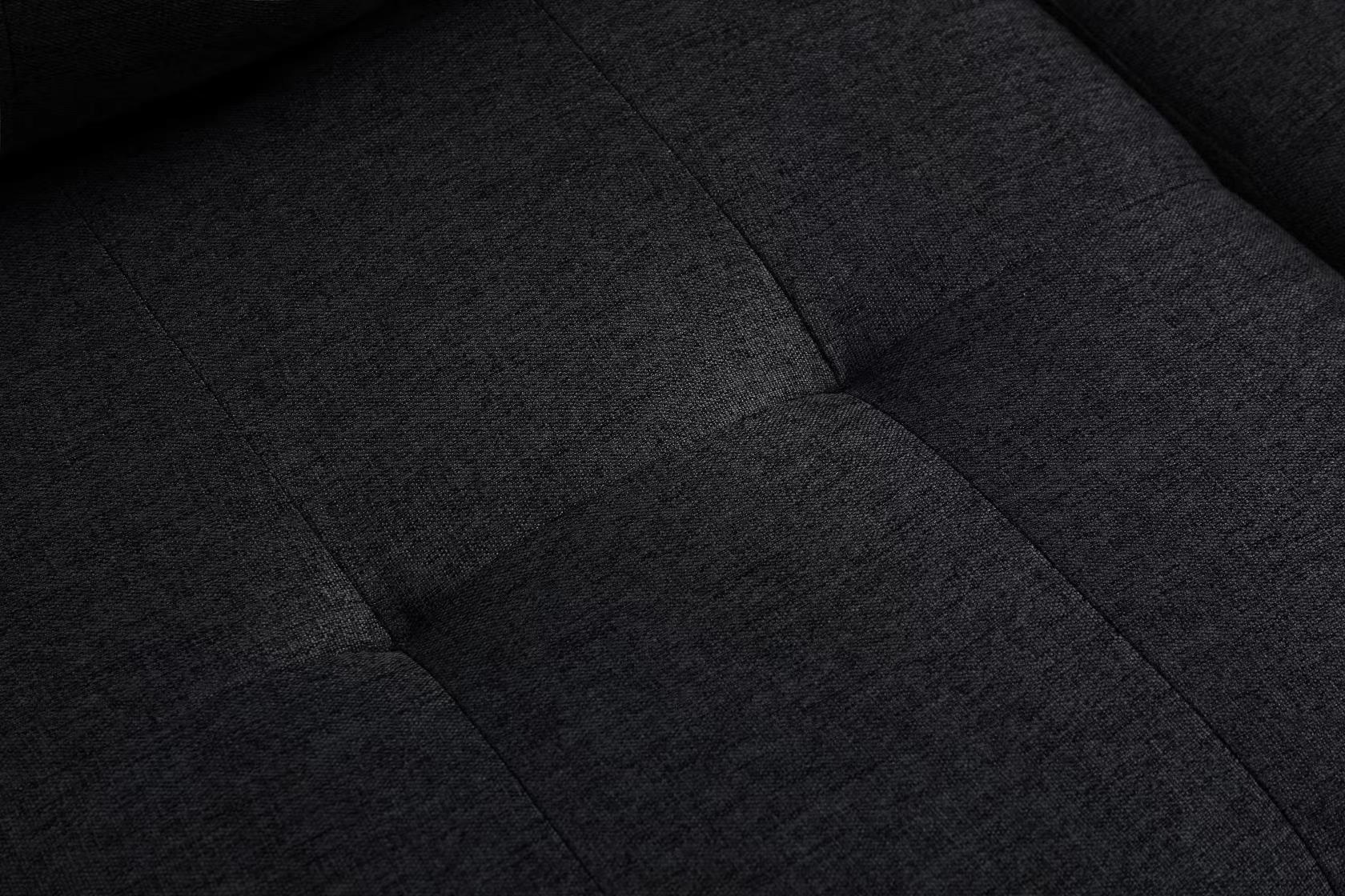 MEGA right sectional sofa with footrest, convertible corner sofa with armrest storage, living room and apartment sectional sofa, right chaise longue and grey - Grand Goldman Shop